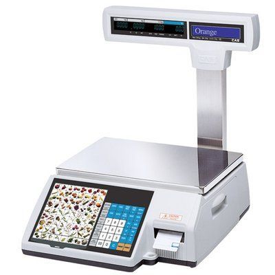 Вага з чекодруком CAS CL5000J-IP 6 кг, з стійкою CAS CL5000J-IP 6 фото
