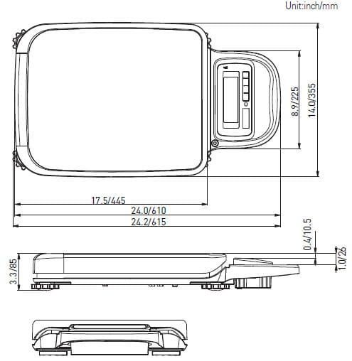 Платформна вага CAS PB 150кг CAS PB 150 фото