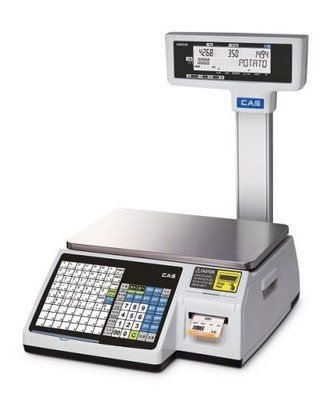 Вага з чекодруком CAS CL-5200-P 6 кг, з стійкою CAS CL-5200-P 6 фото